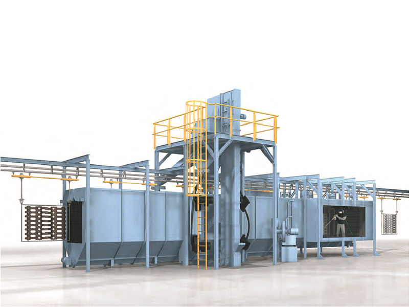 HTF Overhead Hook Shot Blasting Machine