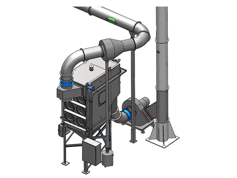 WA 40 Cartridge Dust Collector Structure