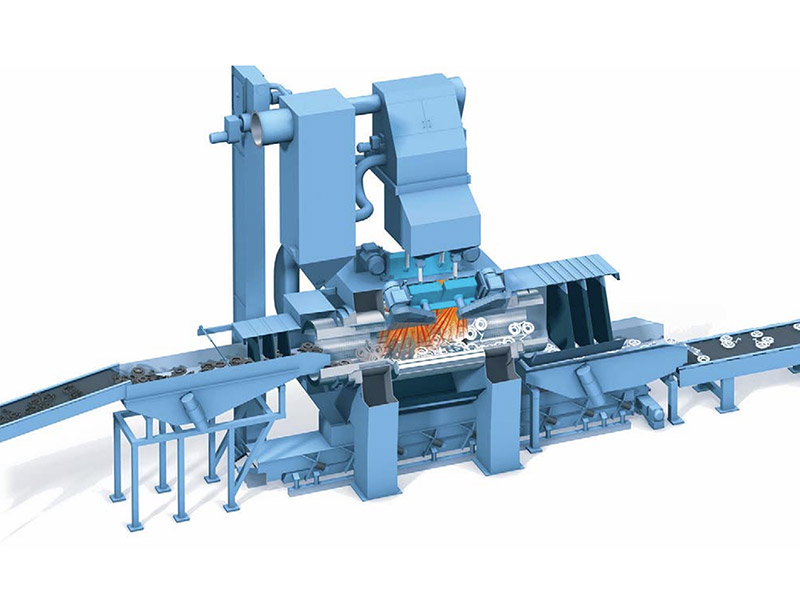 CTF Continuous Pass-Through Shot Blasting Machine