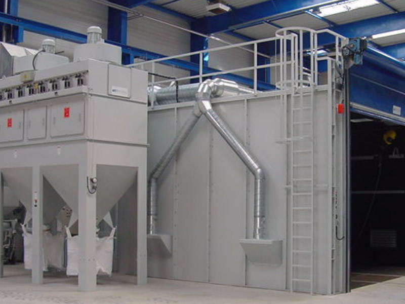 WA 40 Cartridge Dust Collector Structure