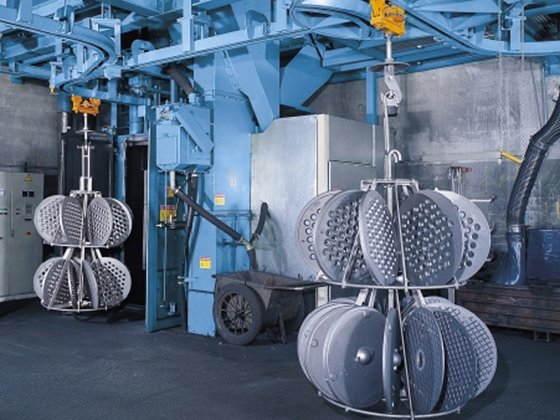 HTF Overhead Hook Shot Blasting Machine